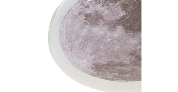 LED-DECKENLEUCHTE 40/8 cm   - Transparent/Silberfarben, Trend, Kunststoff/Metall (40/8cm) - Novel