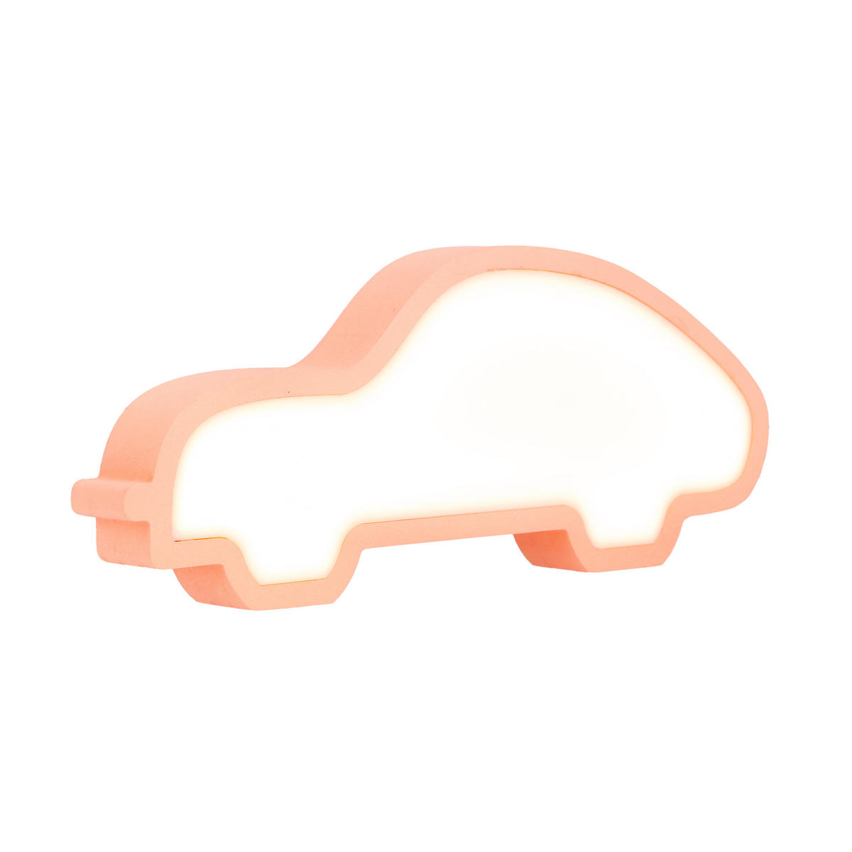 KINDERTISCHLEUCHTE Car  - Pink, Basics, Holzwerkstoff/Kunststoff (35/3.5/14cm)