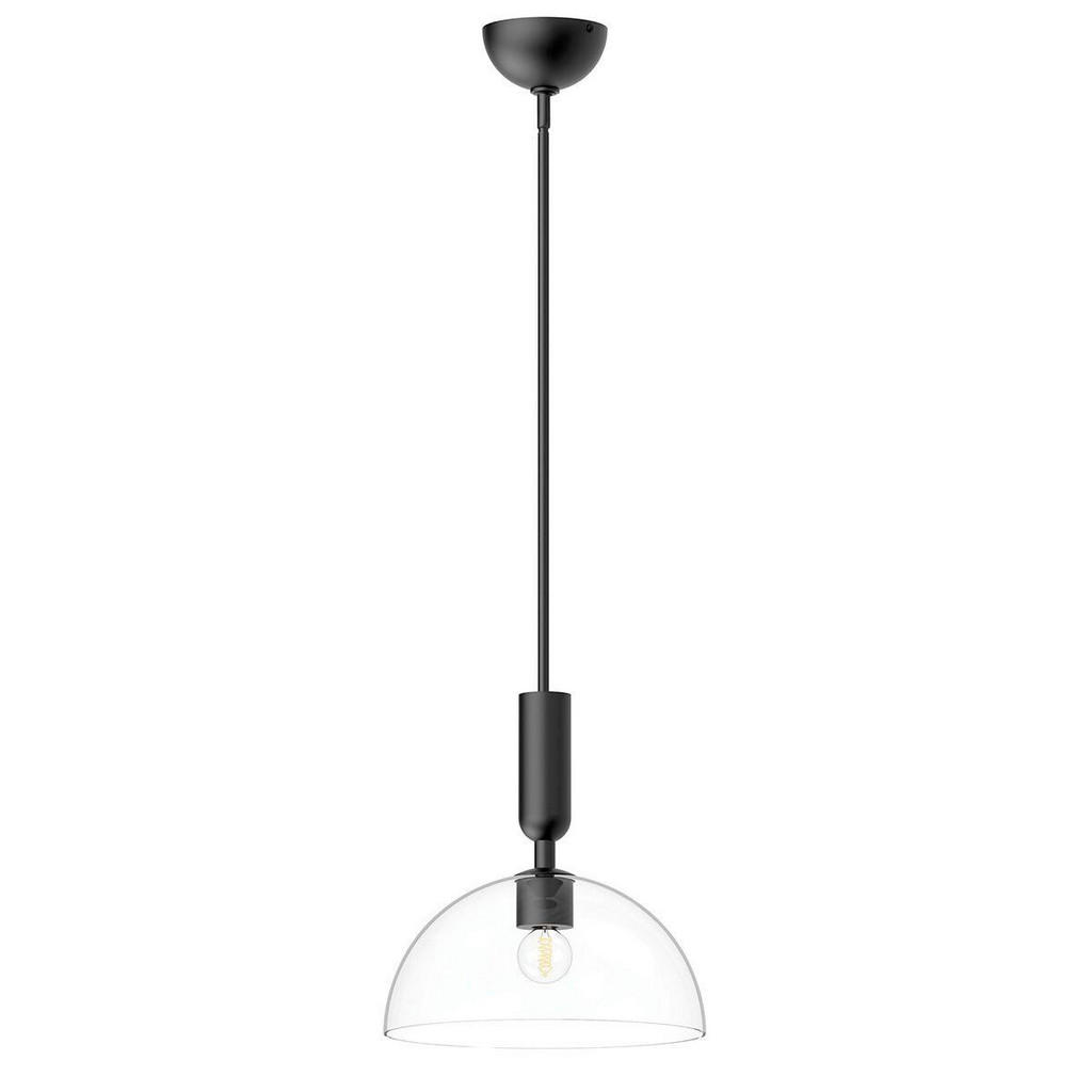 Thumbnail - Elstead Lighting Hängeleuchte Alora Mood, Schwarz, Metall, Glas, 30.5 cm, RoHS, CE, höhenverstellbar, Lampen & Leuchten,...