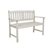 2-SITZER-BANK 56,5/86/110 cm  in Grau  - Grau, Basics, Holz (56,5/86/110cm) - Gardenson