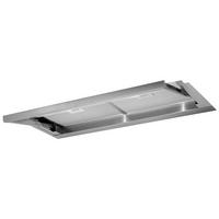 DUNSTABZUGSHAUBE Supra 90  - Edelstahlfarben, Basics, Glas/Metall (46,2/96/36,3cm) - HKT