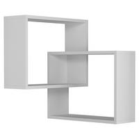 VÄGGHYLLA 60/68/20 cm  - vit, Design, trämaterial (60/68/20cm) - Livetastic
