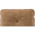 BARHOCKER Leinenoptik Schwarz, Rostfarben Eisen Stoffauswahl, Sitzfläche 360° drehbar  - Taupe/Rostfarben, Design, Textil/Metall (58/103-123/61cm) - Novel