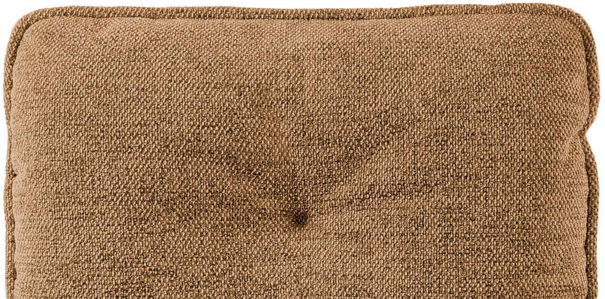 BARHOCKER Leinenoptik Schwarz, Rostfarben Eisen Stoffauswahl, Sitzfläche 360° drehbar  - Taupe/Rostfarben, Design, Textil/Metall (58/103-123/61cm) - Novel