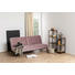 SCHLAFSOFA in Textil Rosa - Schwarz/Rosa, Trend, Textil/Metall (198/87/95cm) - Carryhome SCHLAFSOFA in Textil Rosa - Schwarz/Rosa, Trend, Textil/Metall (198/87/95cm) - Carryhome