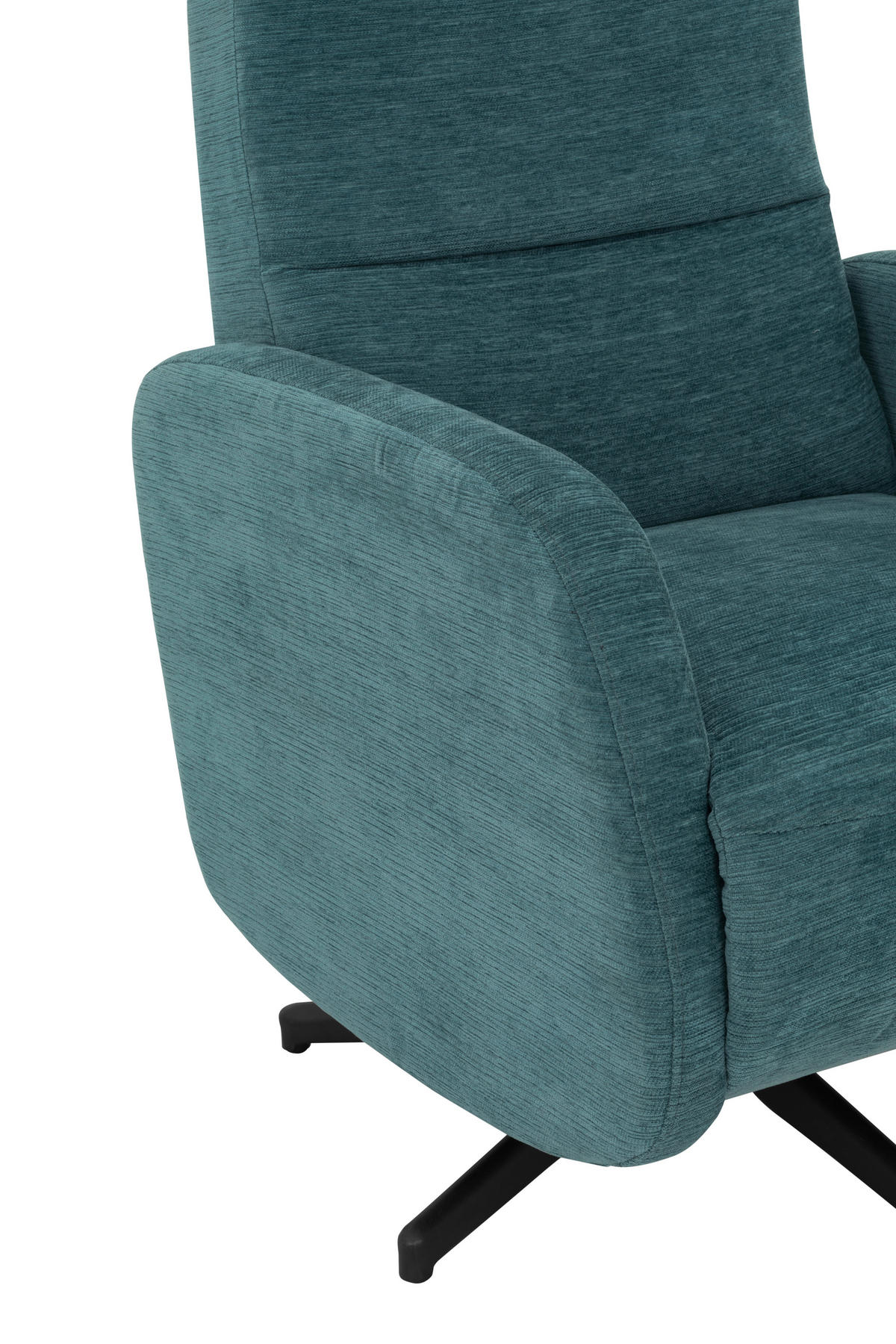 RELAXSESSEL Webstoff, Struktur    - Blau/Schwarz, MODERN, Textil/Metall (67/108/72/88/160cm) - MID.YOU