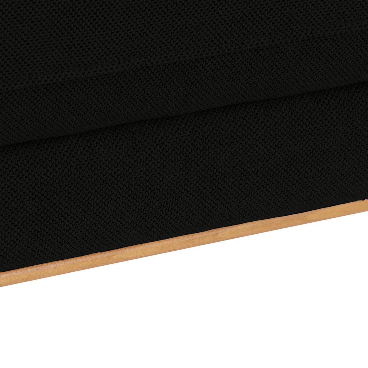 ECKSOFA in Schwarz  - Schwarz, Modern, Textil/Metall (238/162cm) - Ondega