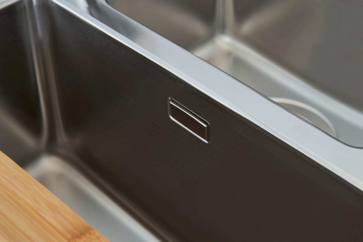 SPÜLE 1720CHICAGO100X50  - Edelstahlfarben, Trend, Metall (100/20,3/50cm) - Respekta