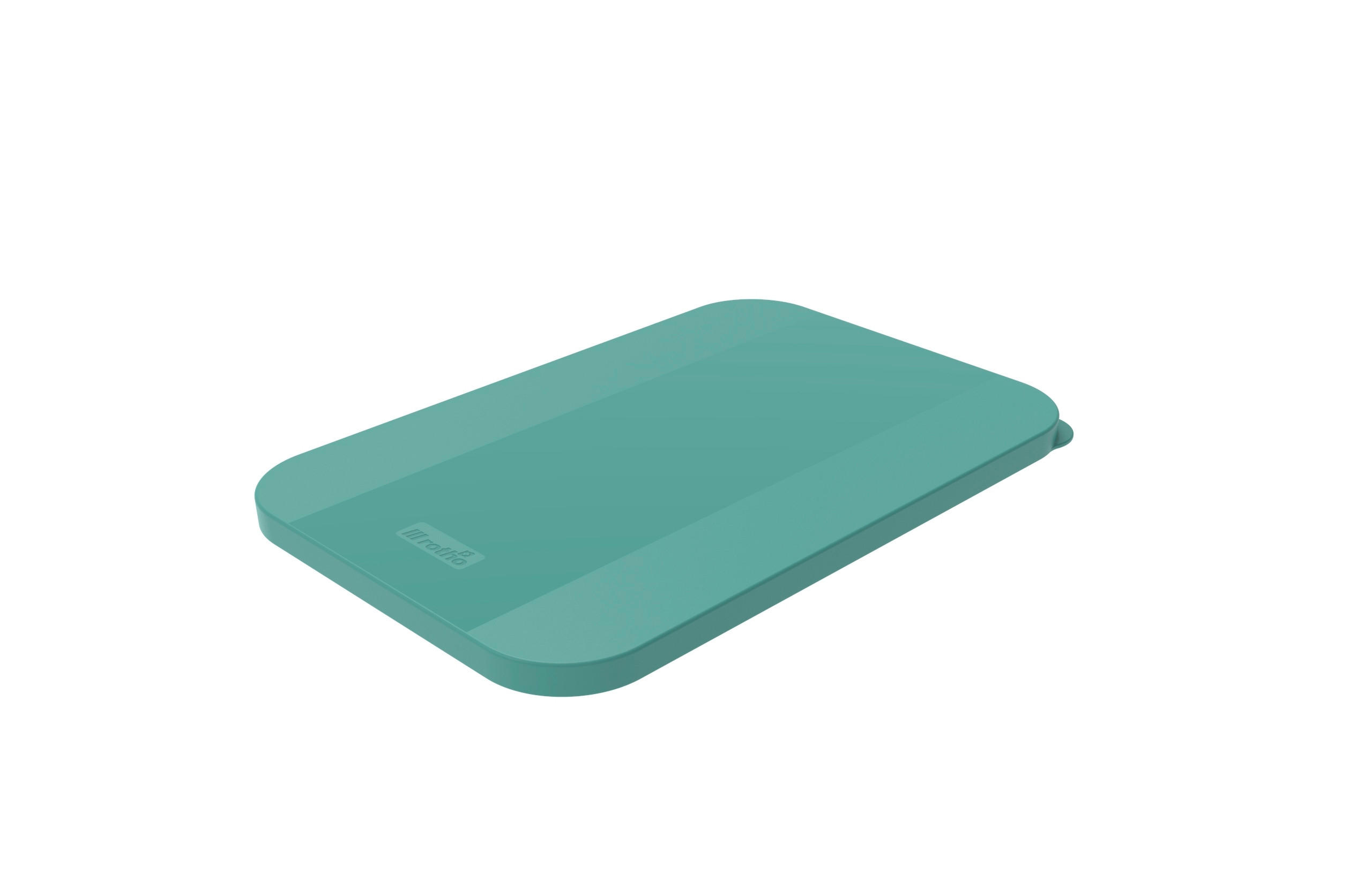 SILIKONDECKEL  - Mintgrün, Basics, Kunststoff (22,1/14,8/1cm) - Rotho