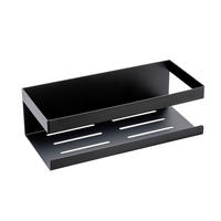 DUSCHABLAGE - Schwarz, KONVENTIONELL, Metall (25/8/11,5cm) - Schöner Wohnen