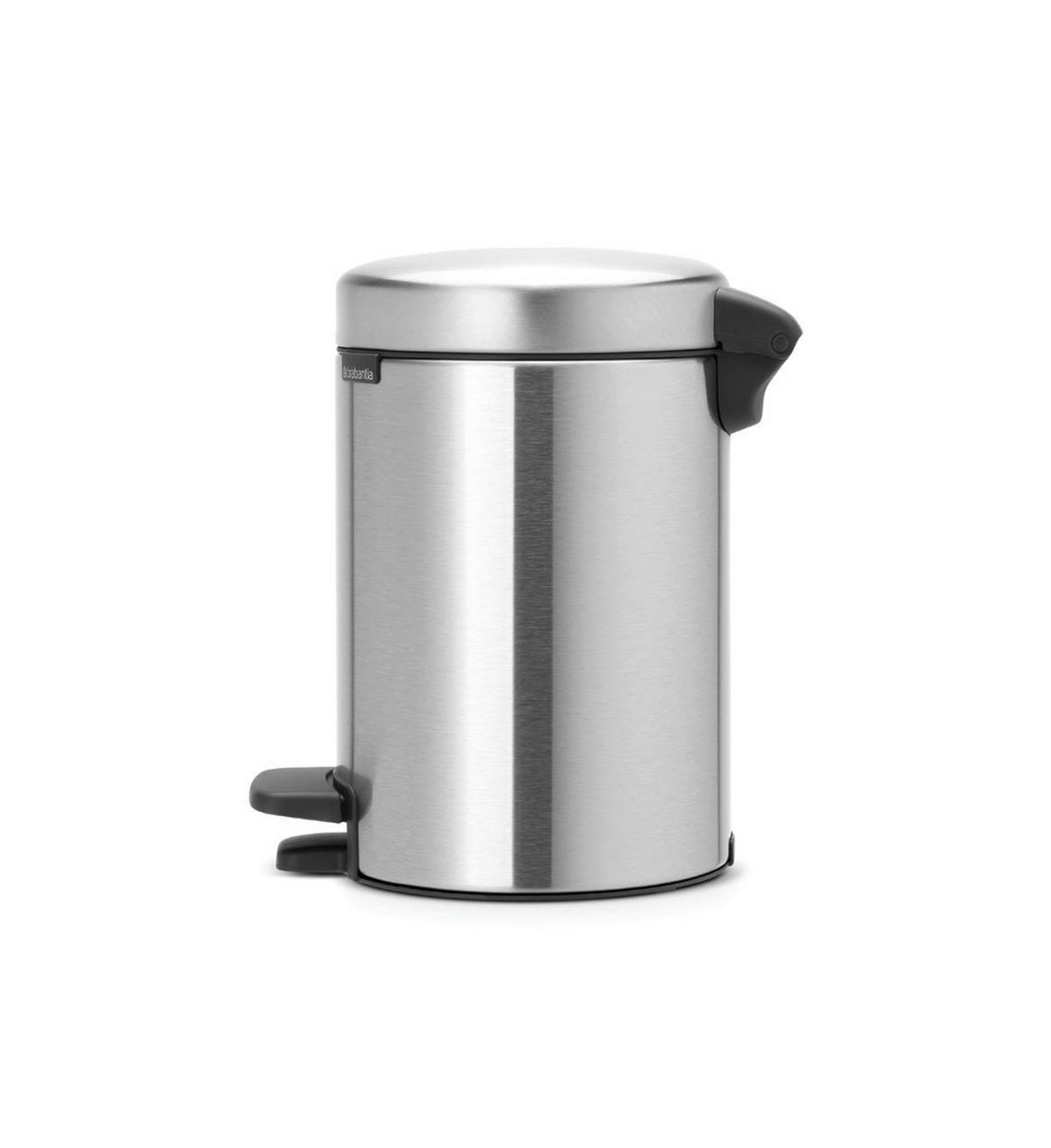 ABFALLEIMER 3 l  Metall  - Silberfarben, Design, Kunststoff/Metall (16,8/26,4/23,5cm) - Brabantia