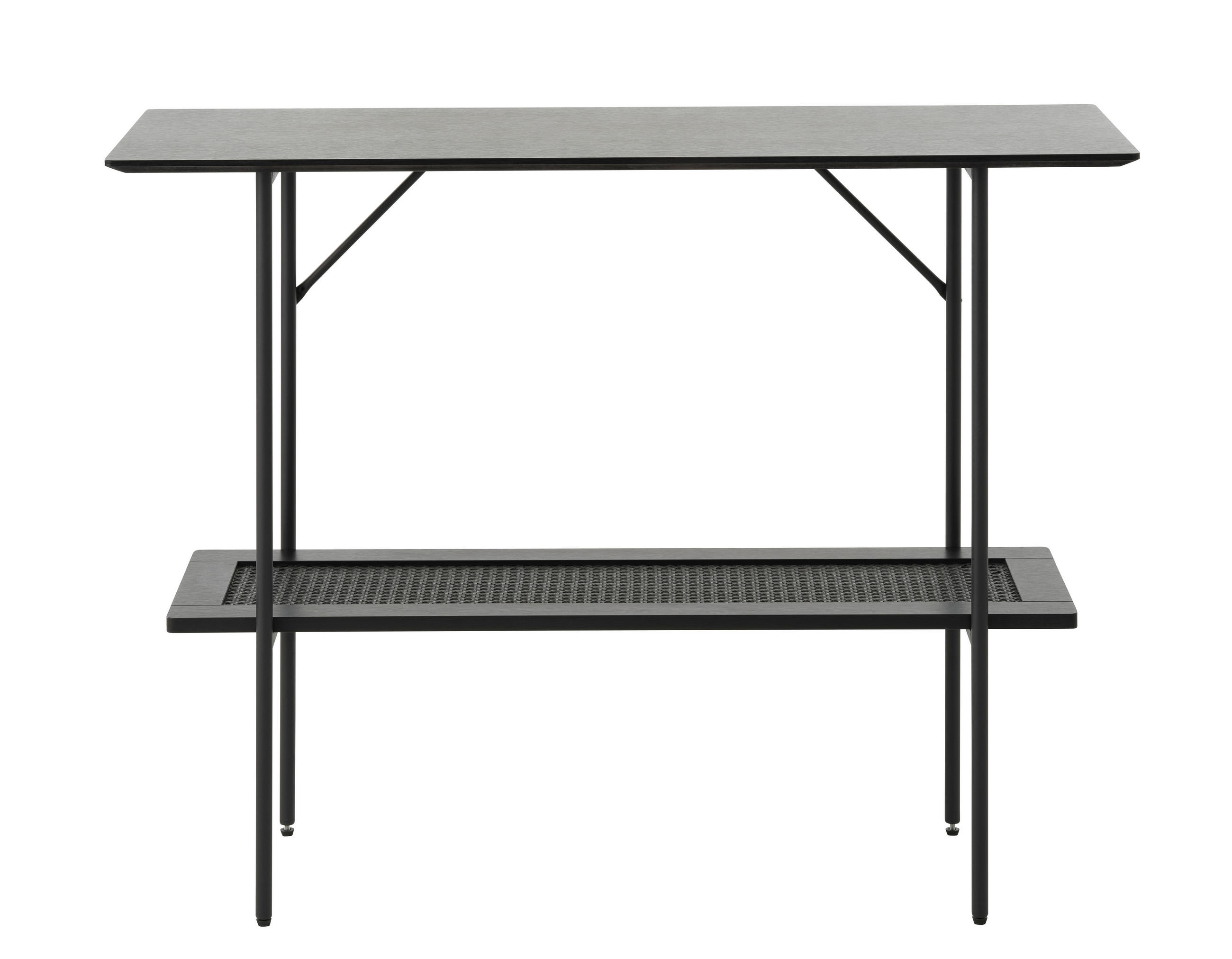 BEISTELLTISCH 37/100/75 cm Schwarz  - Schwarz, Basics, Holzwerkstoff/Metall (37/100/75cm) - Boxxx