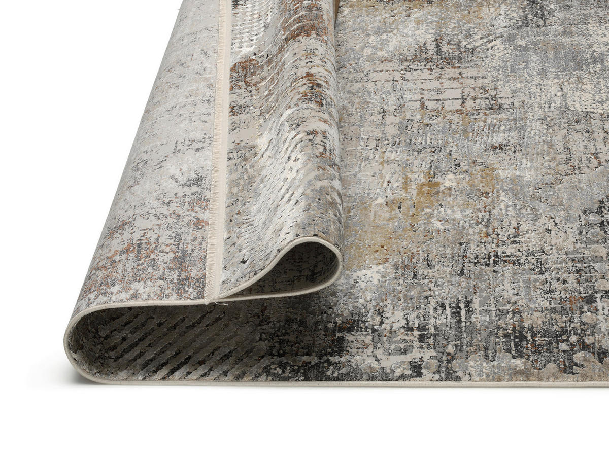 WEBTEPPICH 160/230 cm NEVADA Braun, Grau, Beige  - Beige/Braun, Design, Textil (160/230cm) - Musterring