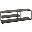TV-ELEMENT Metall Schwarz  - Schwarz, Trend, Metall (140/45/35cm) - Carryhome