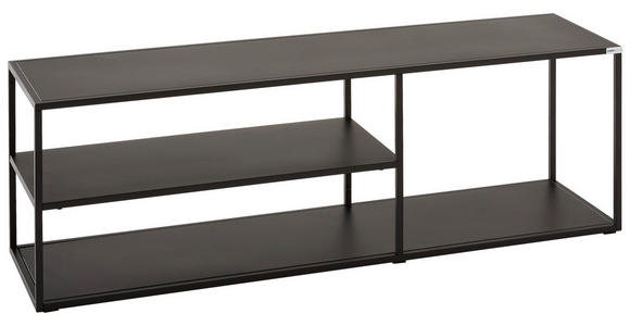 TV-ELEMENT Metall Schwarz  - Schwarz, Trend, Metall (140/45/35cm) - Carryhome