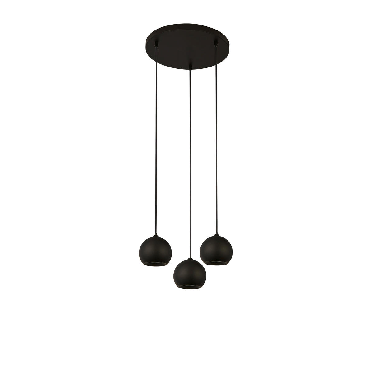 VISEČA NIHALNA SVETILKA  Eindhoven      39/200 cm      GU10 - črna, Design, kovina (39/200cm)