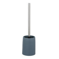 WC-BÜRSTENGARNITUR in Metall  Kunststoff   - Blau/Chromfarben, KONVENTIONELL, Keramik/Kunststoff (10/39,5/10cm) - Schöner Wohnen