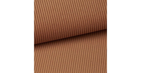 SCHLAFSOFA Cord Rostfarben - Rostfarben/Schwarz, Design, Kunststoff/Textil (250/92/105cm) - Carryhome