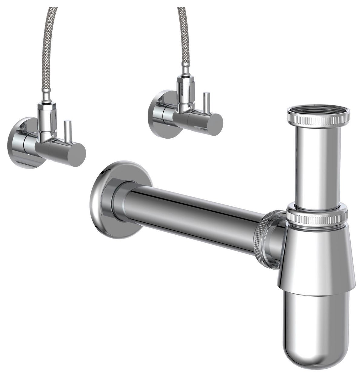SIPHON 98803110  - Edelstahlfarben, Basics, Metall (5,7/49,5/25,7cm) - Schütte
