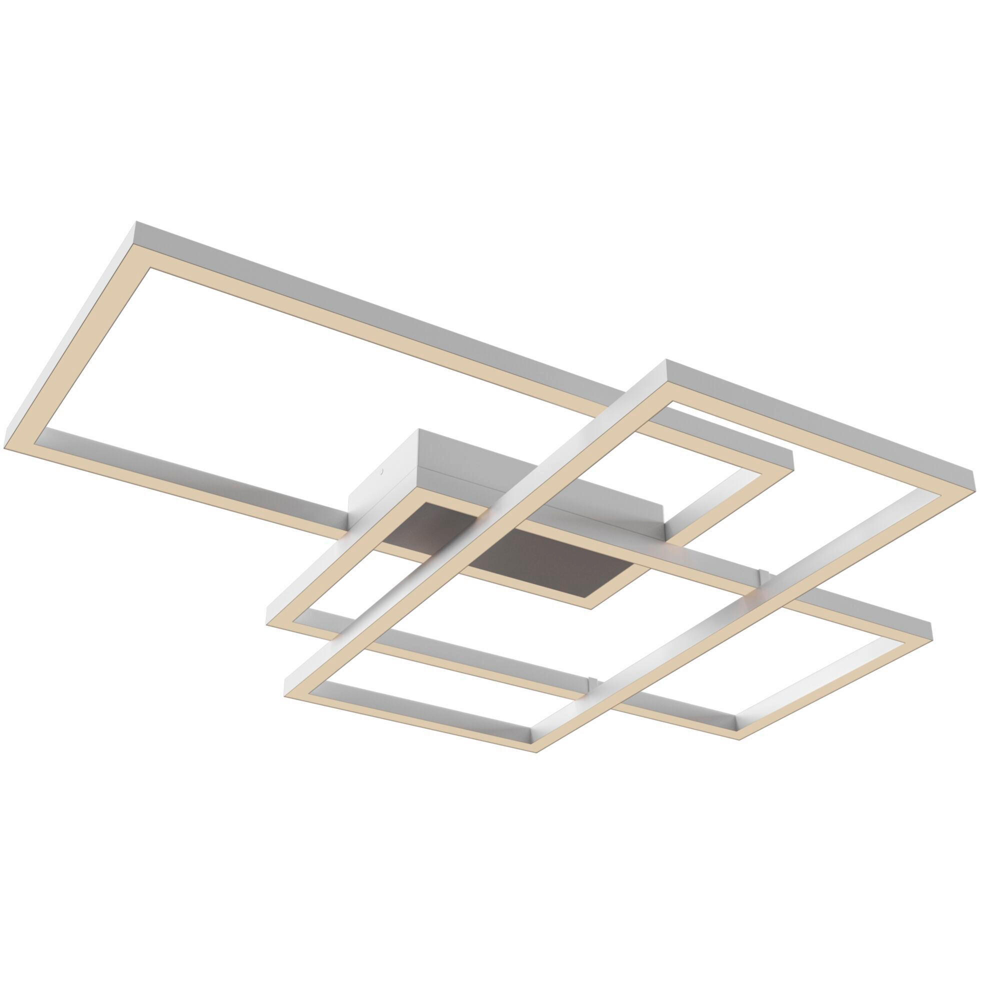DECKENLEUCHTE Modern 78/68/8 cm   - Weiß, Trend, Kunststoff/Metall (78/68/8cm) - MAYTONI