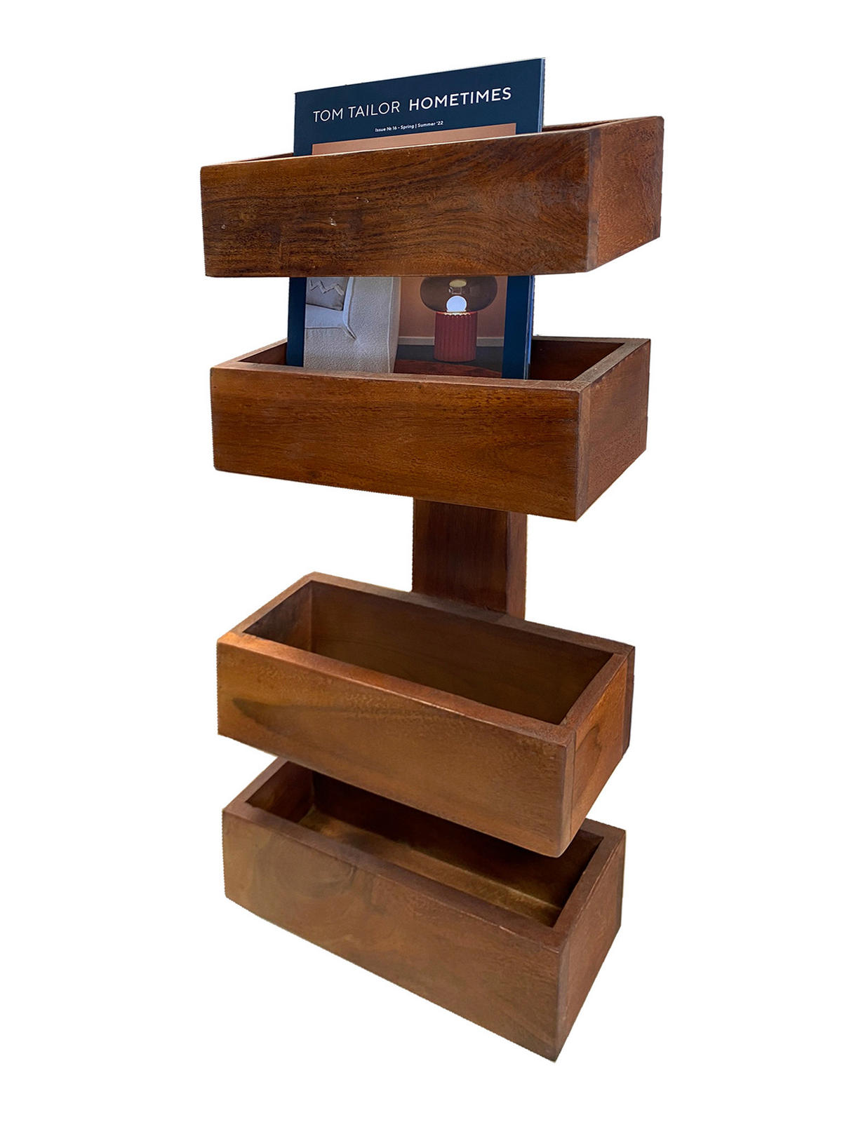 WANDREGAL 30/72/9 cm  - Naturfarben, Design, Holz (30/72/9cm) - Livetastic