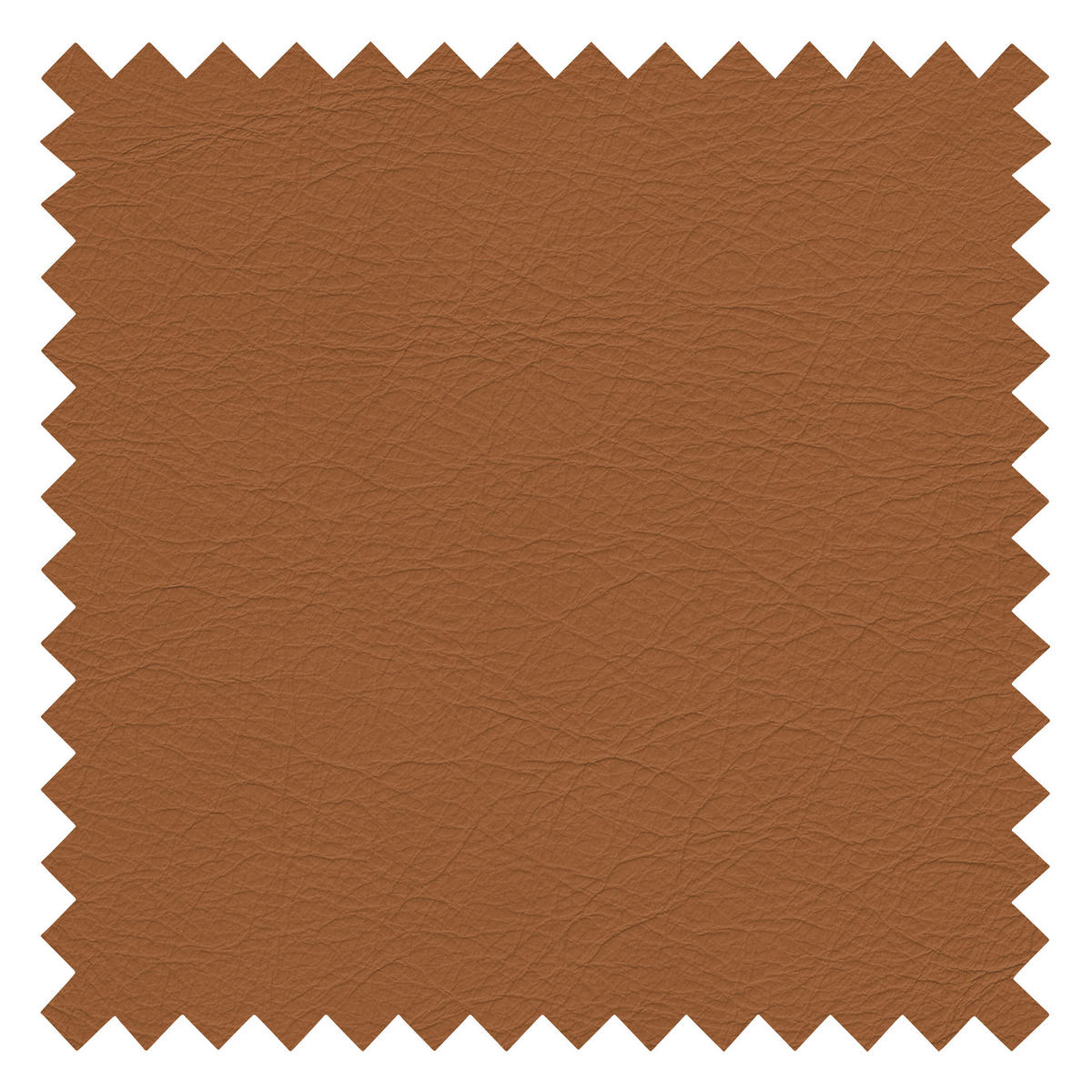 ECKSOFA in Echtleder Cognac  - Cognac/Schwarz, Design, Leder/Metall (273/250cm) - Livetastic