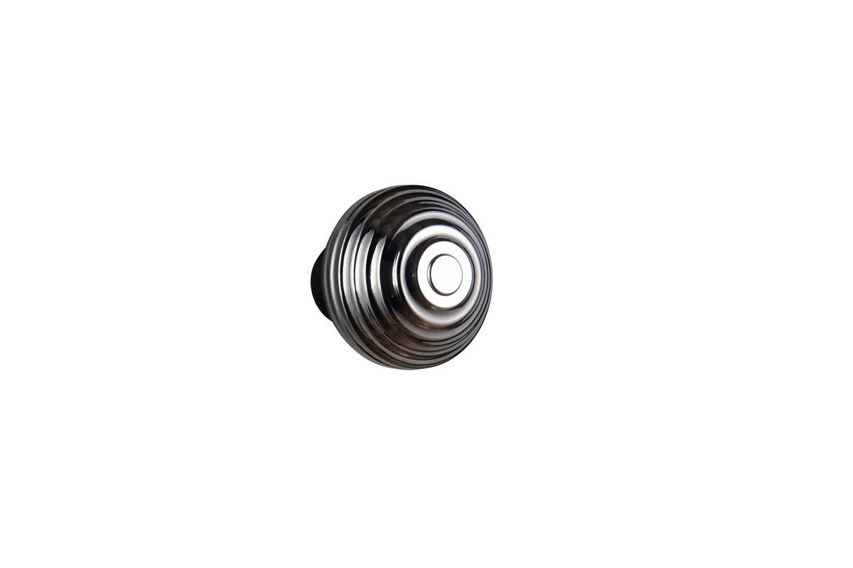 LED-WANDLEUCHTE - Schwarz/Grau, Lifestyle, Glas/Metall (15,5/15cm)