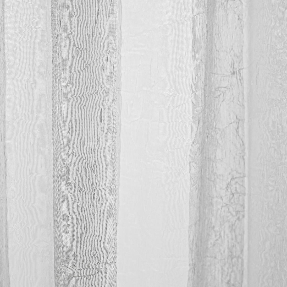 SCHLAUFENSCHAL  transparent  140/245 cm   - Grau, Basics, Textil (140/245cm)