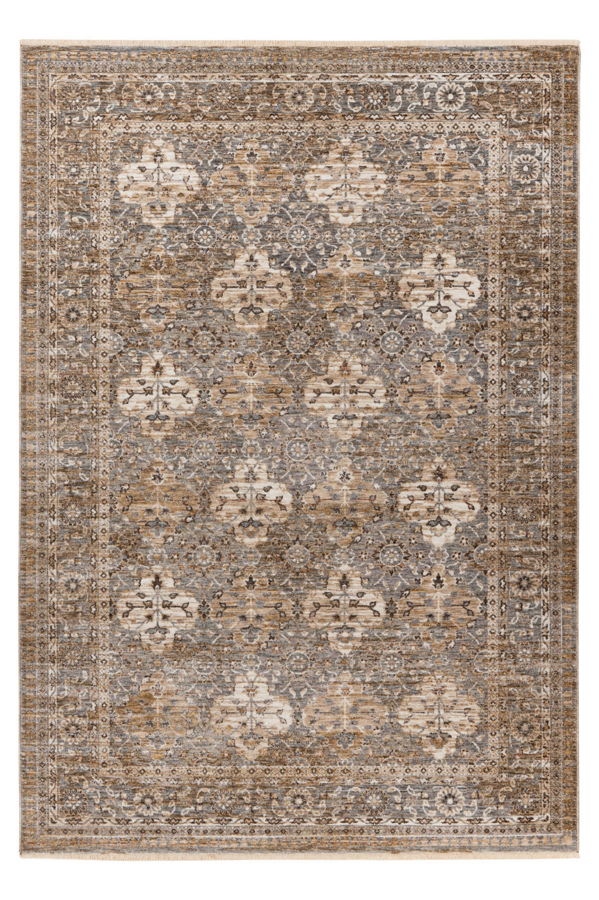 COVOR CU ȚESĂTURĂ PLATĂ  - argintiu, Basics, textil (80/150cm)