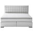 BOXSPRINGBETT 180/200 cm in Weiß - Edelstahlfarben/Weiß, Design, Textil/Metall (180/200cm) - Novel BOXSPRINGBETT 180/200 cm in Weiß - Edelstahlfarben/Weiß, Design, Textil/Metall (180/200cm) - Novel