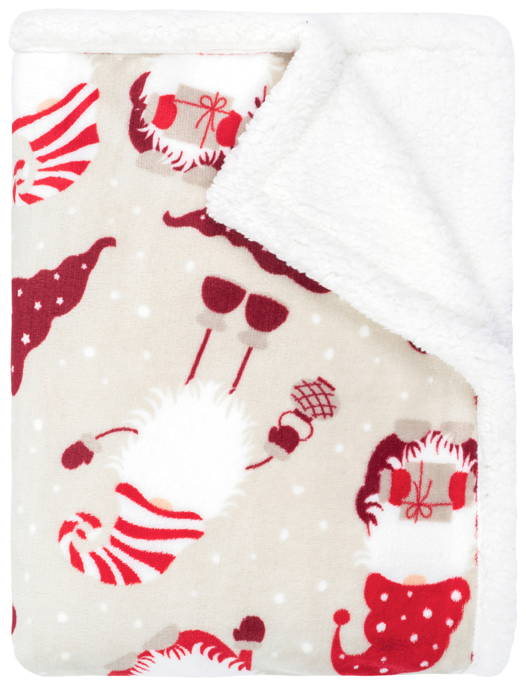 TAKARÓ 130/170 cm  - többszínű, Basics, textil (130/170cm) - X-Mas