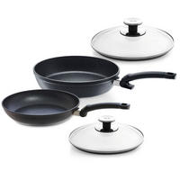 SET TAVA  2-dijelni  Adamant  - crna, Basics, staklo/metal - Fissler