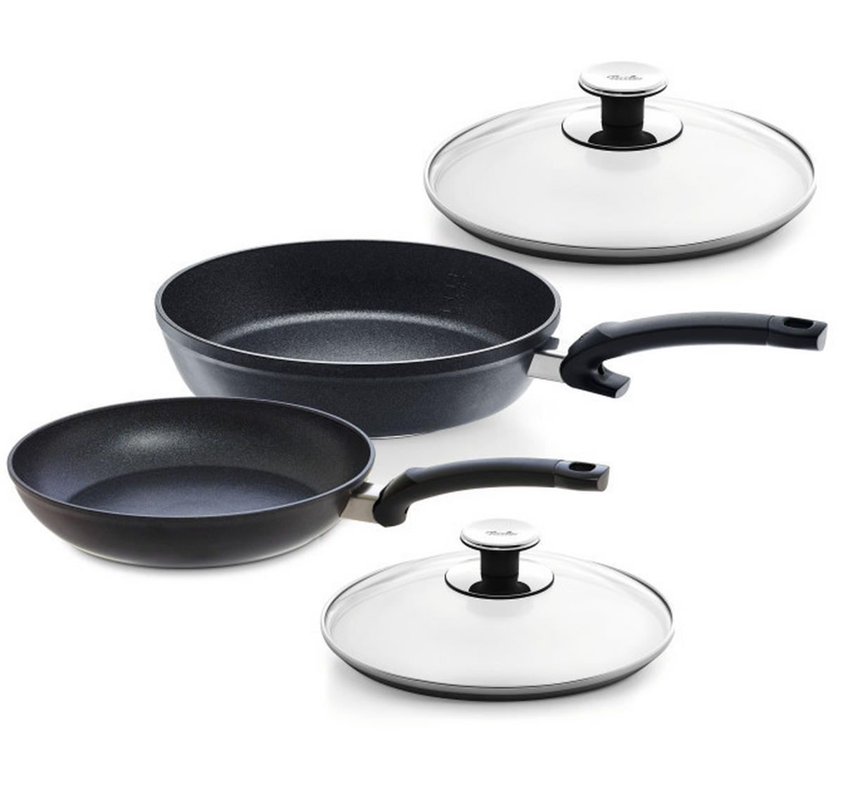 SET TAVA  2-dijelni  Adamant  - crna, Basics, staklo/metal - Fissler