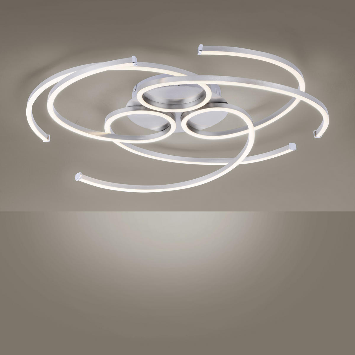 TAKLAMPA 37 W 70/63/10 cm  - silver, Design, metall (70/63/10cm)