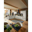 EINBAUKÜCHE   - Platinfarben, Design, Holzwerkstoff - Dieter Knoll