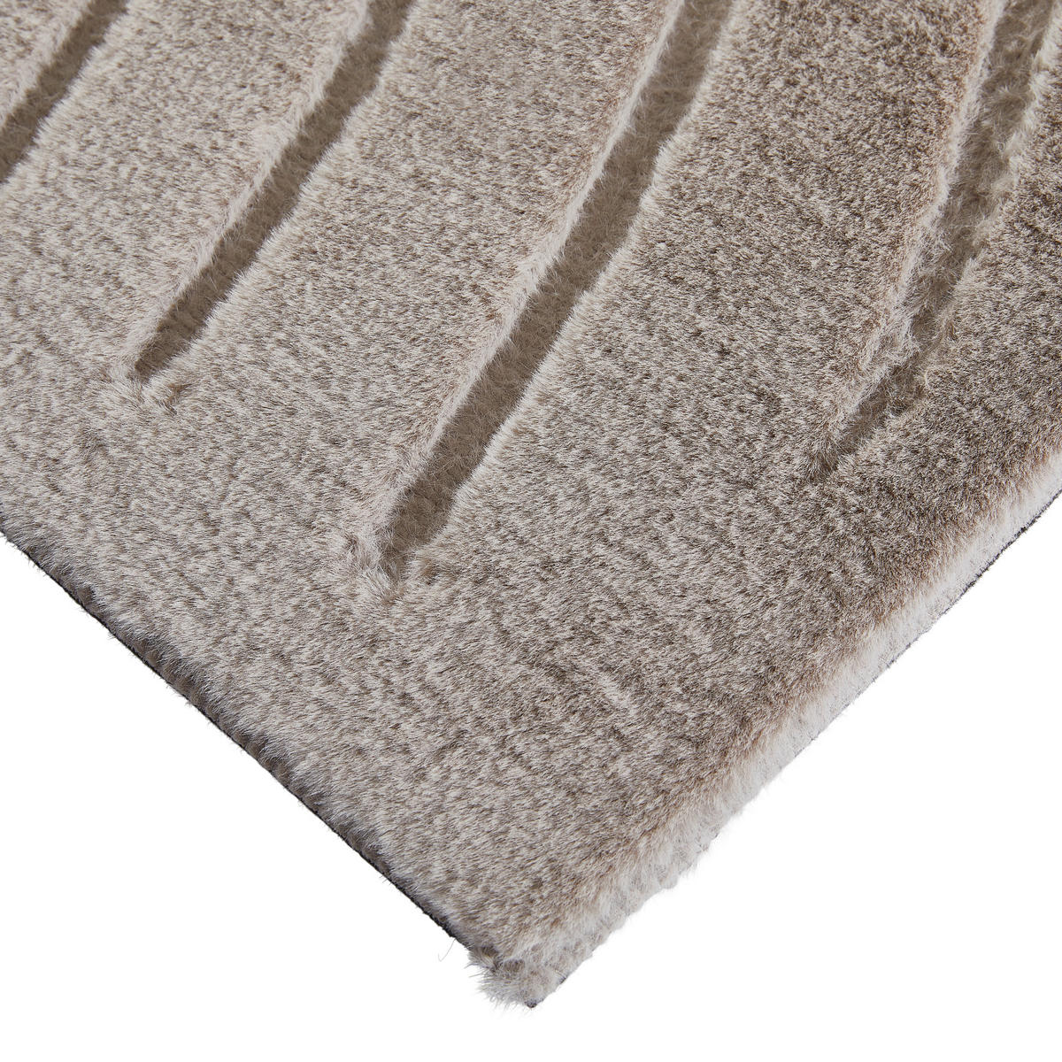 HOCHFLORTEPPICH 60/90 cm Siena Taupe rechteckig  - Taupe, Design, Kunststoff/Textil (60/90cm) - Novel