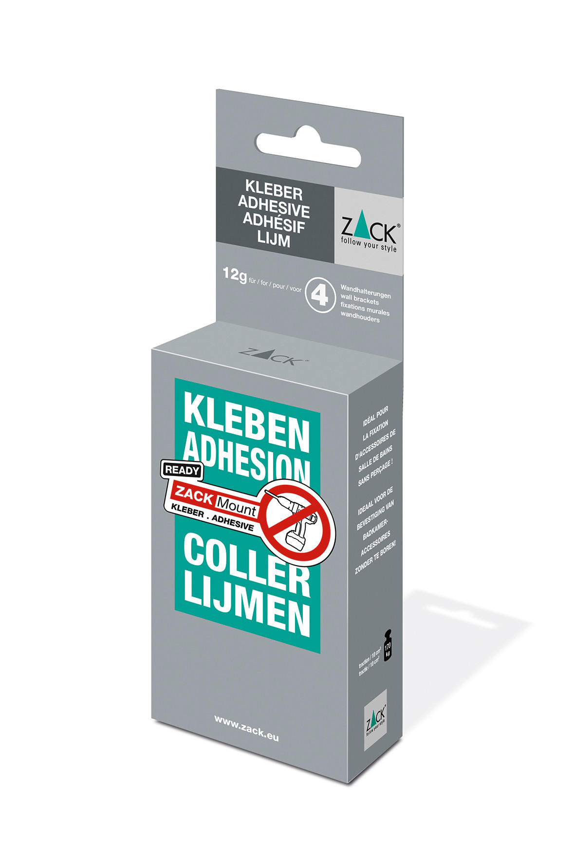 MONTAGEKLEBER  - Basics, Kunststoff - Zack