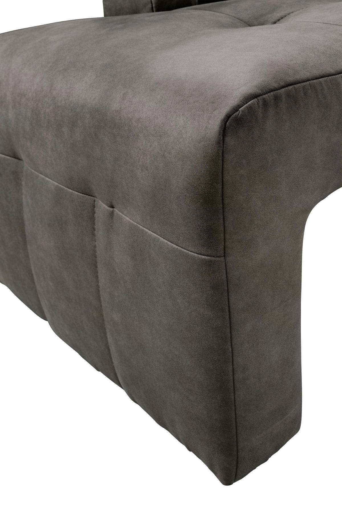 KLUPA KUTNA  antracit  drvo, tekstil, drvni materijal      - crna/antracit, Moderno, drvni materijal/drvo (245/157cm) - Livetastic