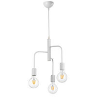 HÄNGELEUCHTE 40/140 cm  - Weiß, Design, Metall (40/140cm)