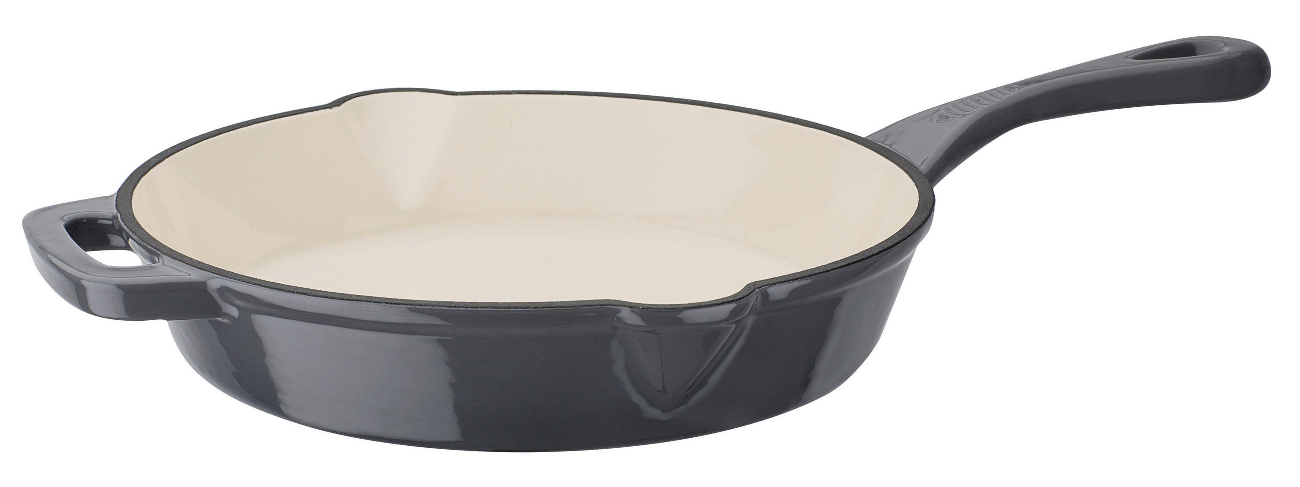 BRATPFANNE GREY SHADOW Emaille  - Grau, Basics, Metall (26/5,5cm) - GSW