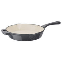 BRATPFANNE GREY SHADOW Emaille  - Grau, Basics, Metall (26/5,5cm) - GSW