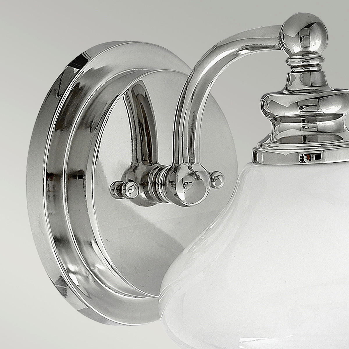 BADEZIMMER-WANDLEUCHTE - Chromfarben, Design, Glas/Metall (16/19.1/20.6cm) - Elstead Lighting