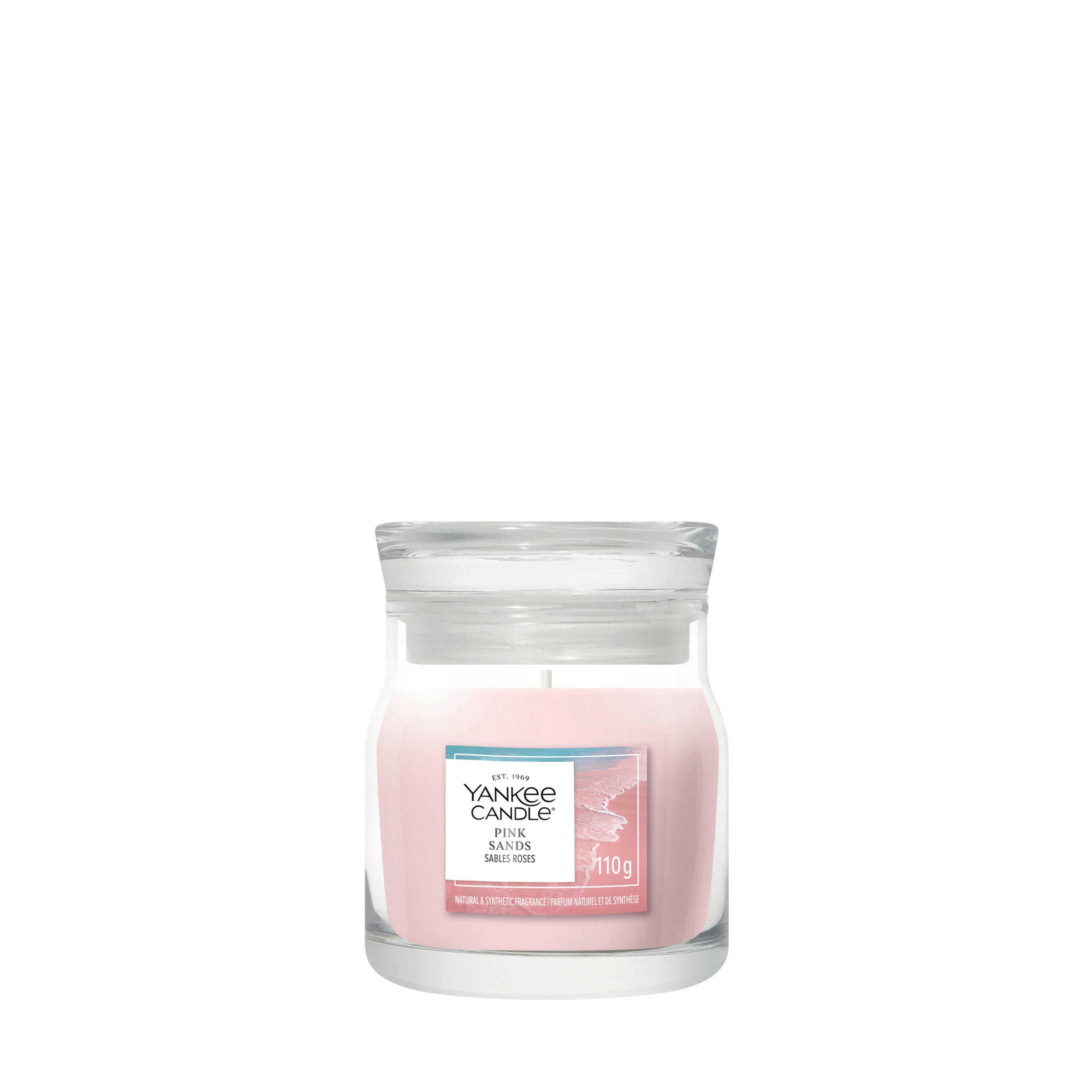 VONNÁ SVIEČKA  - pink, Basics, sklo (6.5/6.5/8.5cm) - Yankee Candle