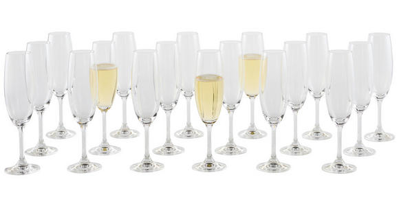 GLÄSERSET 18-teilig  - Klar, KONVENTIONELL, Glas (0,22l) - Novel