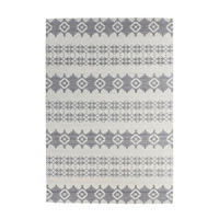 VINTAGE-TEPPICH  Wohnzimmer 80/150 cm Grau, Elfenbein rechteckig  - Elfenbein/Grau, Basics, Textil (80/150cm) - Kayoom