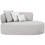 RÉCAMIERE in Bouclé Creme, Beige  - Beige/Creme, MODERN, Kunststoff/Textil (166/86/105cm) - Hom`in
