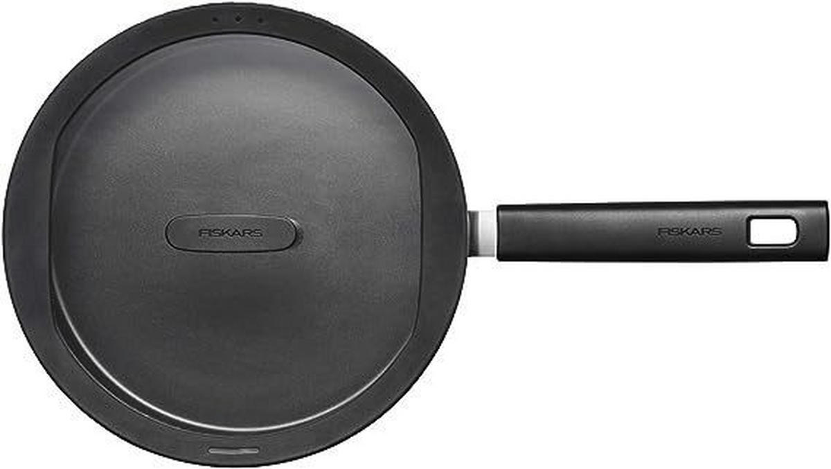 PONEV ZA PRAŽENJE 26 cm  - barve nerjavečega jekla, Basics, kovina/umetna masa (26cm) - Fiskars