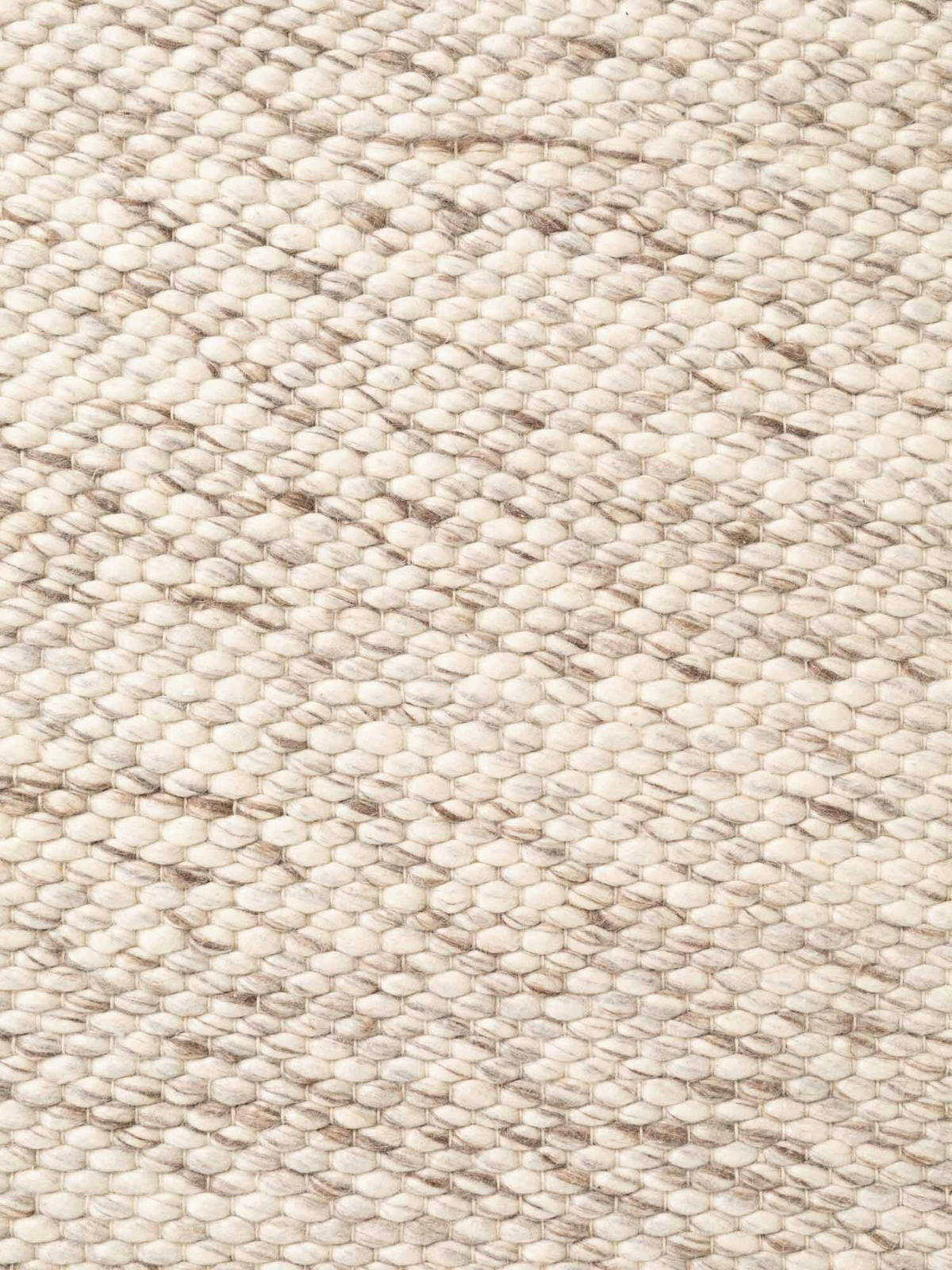 WOLLTEPPICH 160 cm Lyon Braun, Creme rund  - Creme/Braun, Basics, Textil (160cm) - Elle Decoration