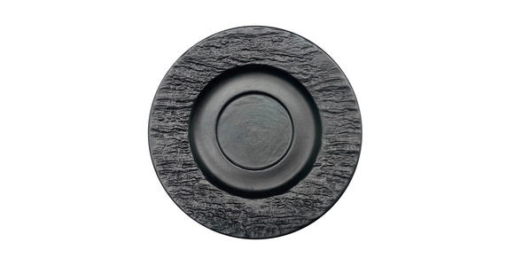 ESPRESSO-UNTERTASSE Black Rock 11,6 cm  - Schwarz, Design, Keramik (11,6cm) - Novel