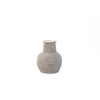 VÁZA, keramika, 34 cm - světle hnědá, Trend, keramika (24/28cm) - Ambia Home